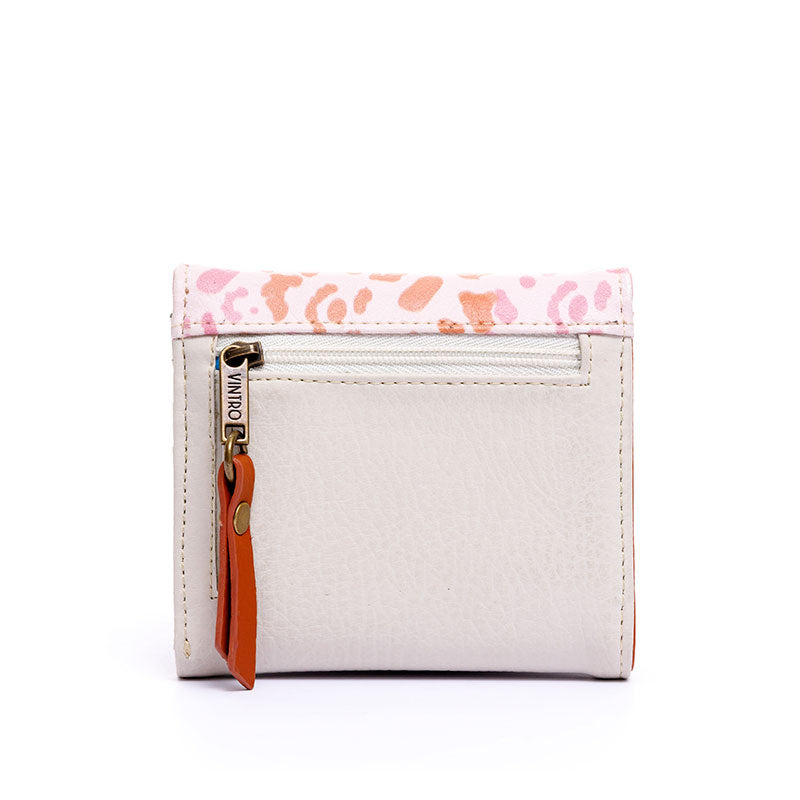 CARTERA ITALIA ESTAMPADA ROSA