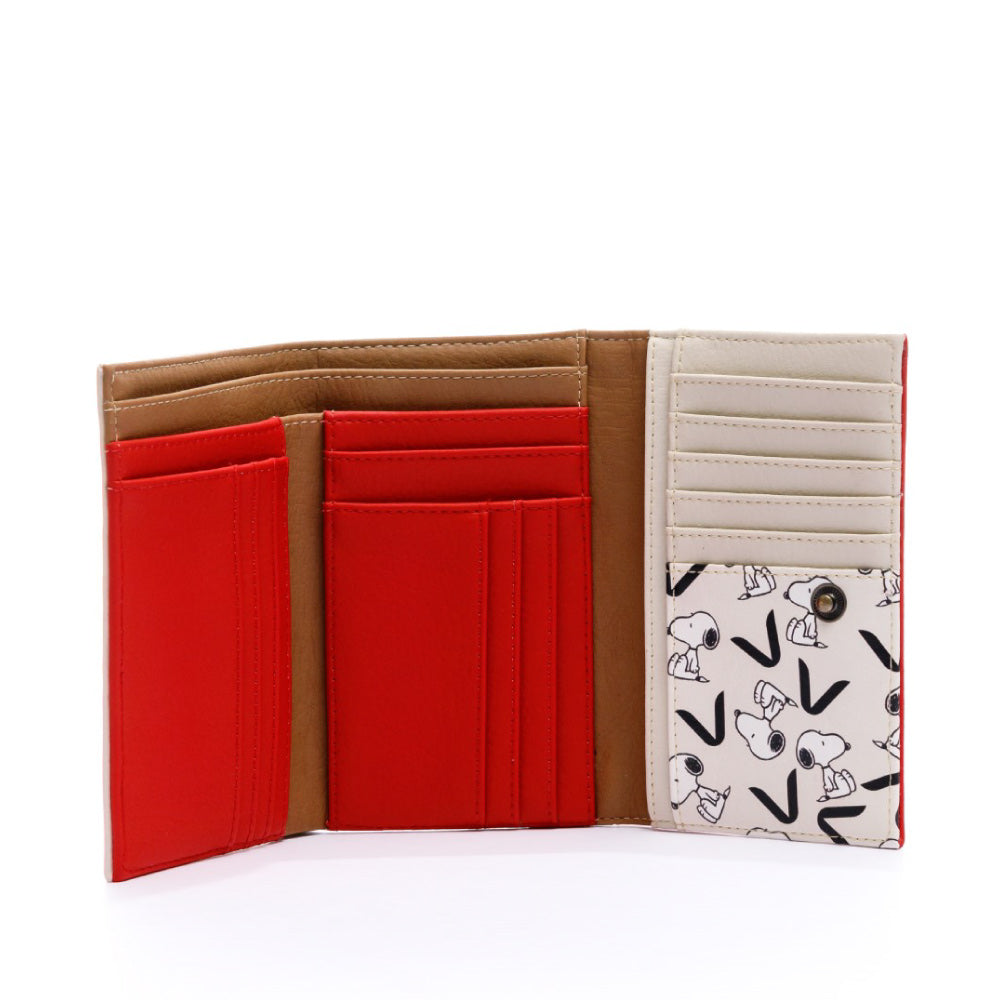 SNOOPY RED MONACO WALLET