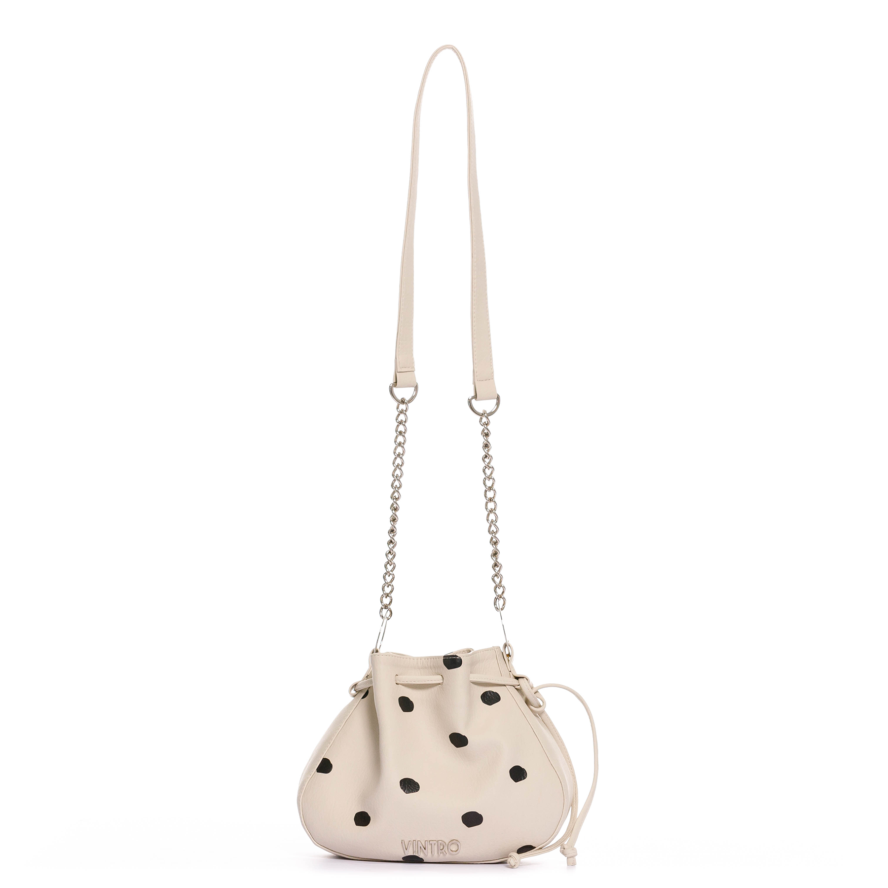 CROSSBODY DOTS BEIGE