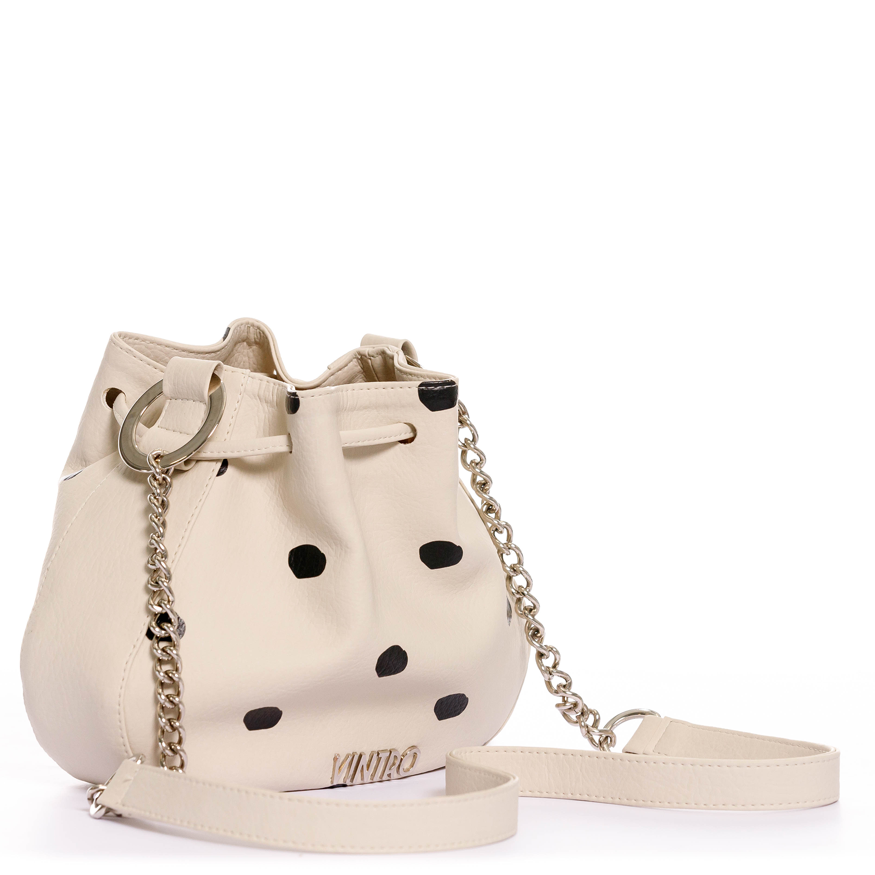 CROSSBODY DOTS BEIGE