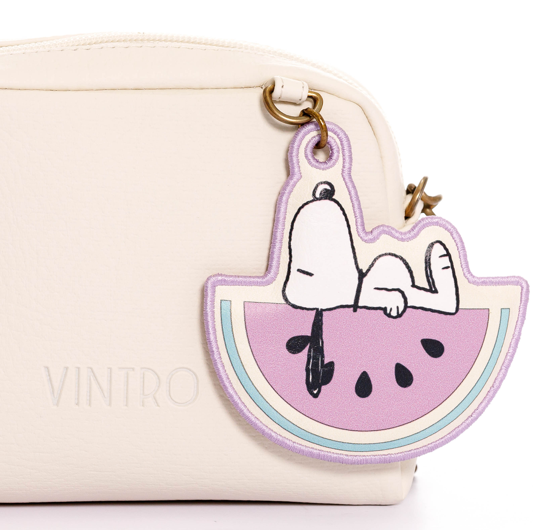 MYKONOS CROSSBODY BAG BEIGE SNOOPY