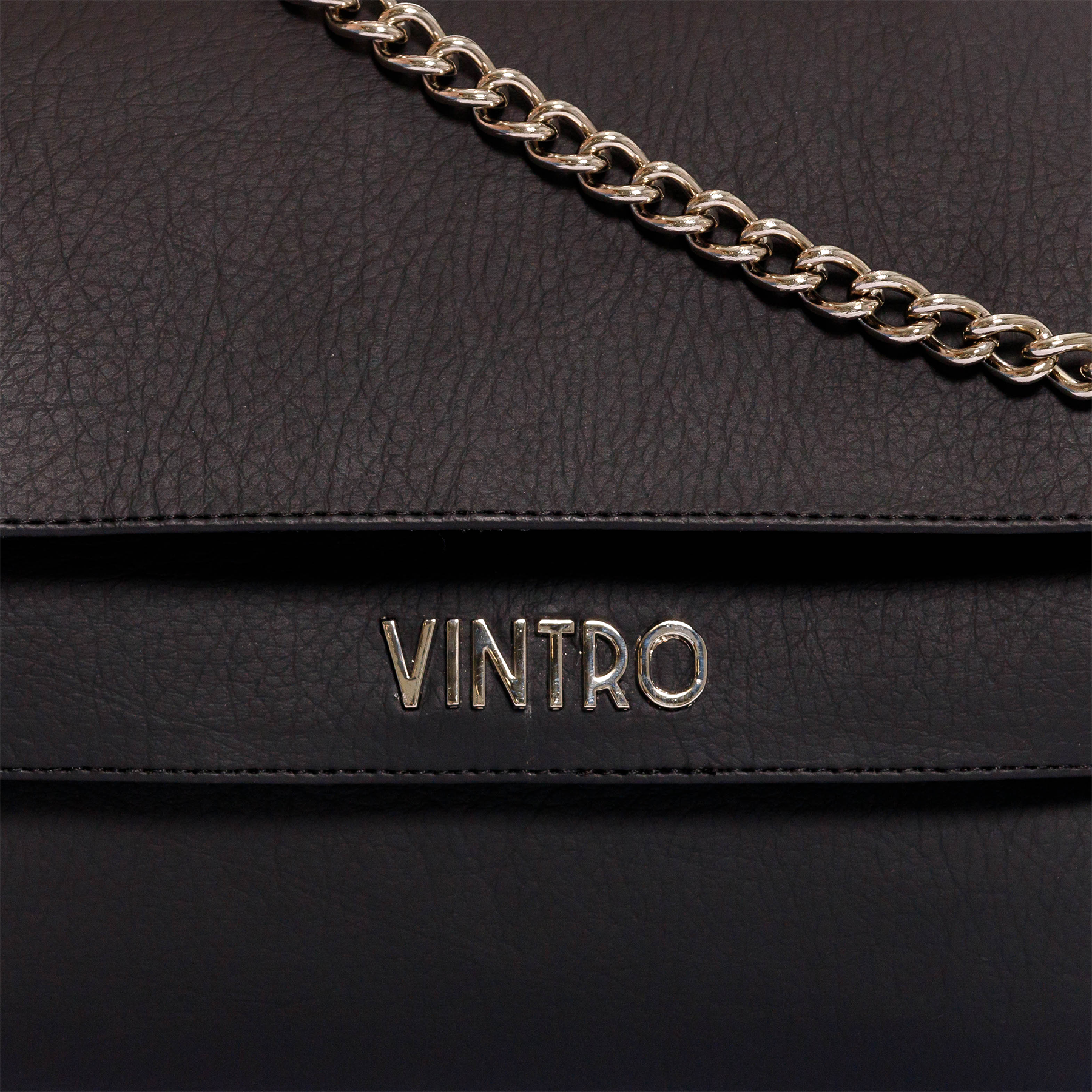 DANDY HANDBAG  BLACK WITH CHAIN STRAP