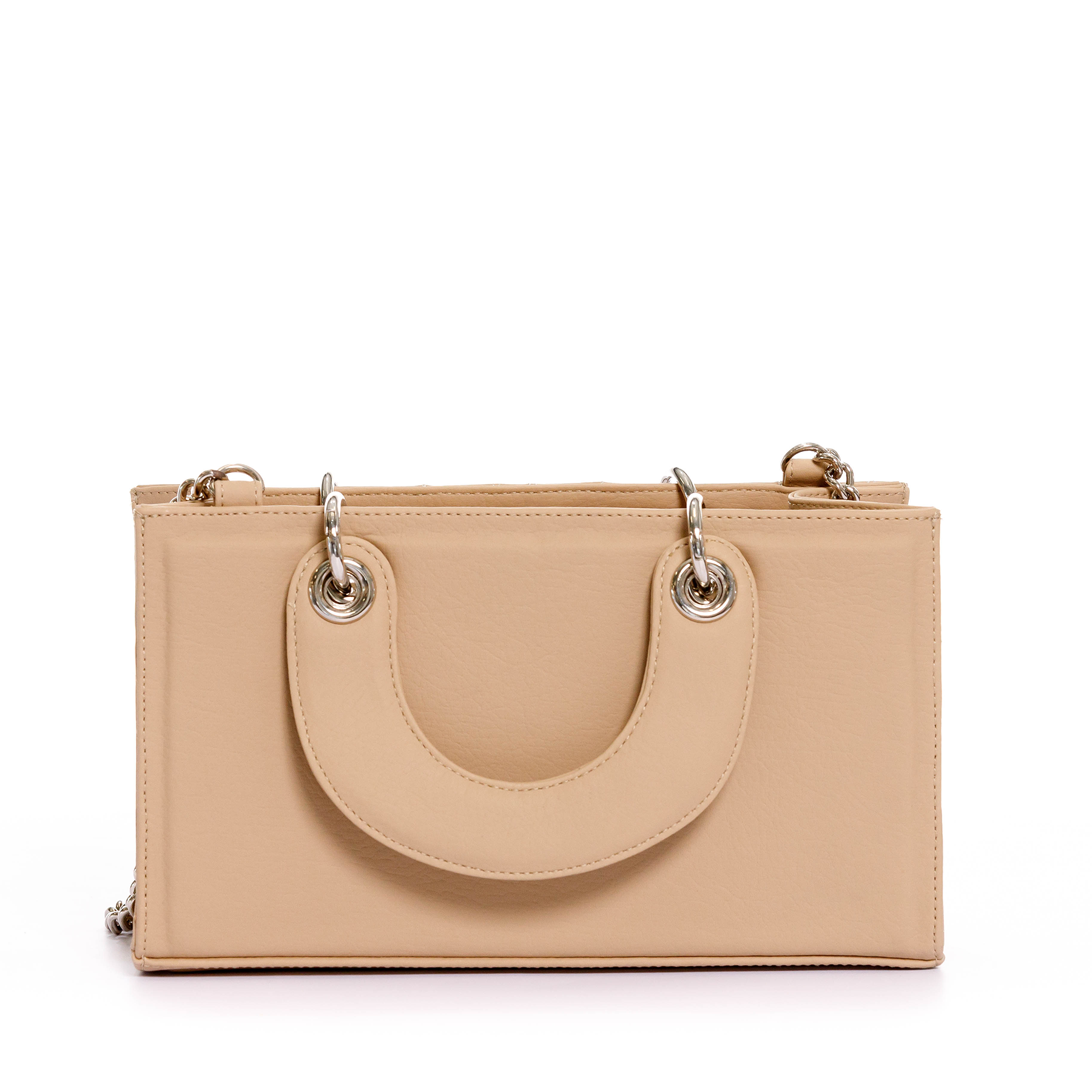 MINI ESPAÑA HANDBAG  BEIGE WITH CHAIN STRAP