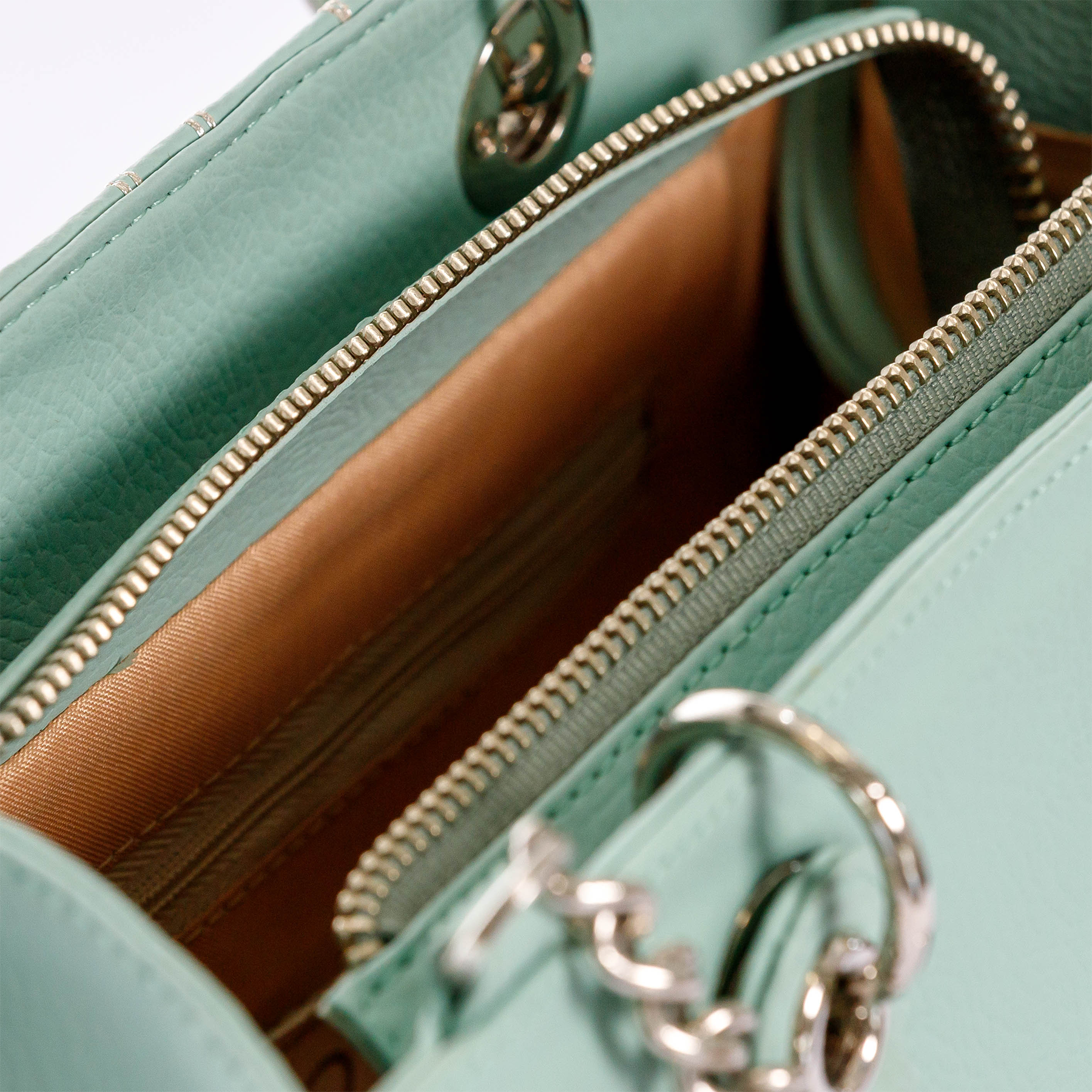 MINI ESPAÑA HANDBAG GREEN WITH CHAIN STRAP