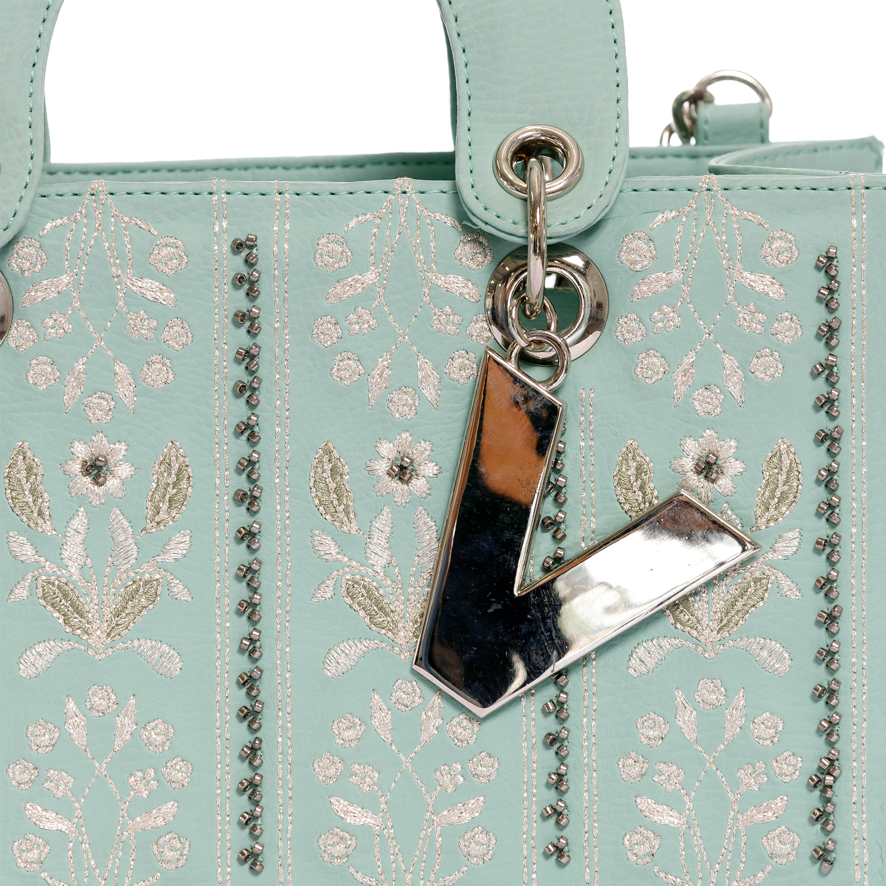 MINI ESPAÑA HANDBAG GREEN WITH CHAIN STRAP