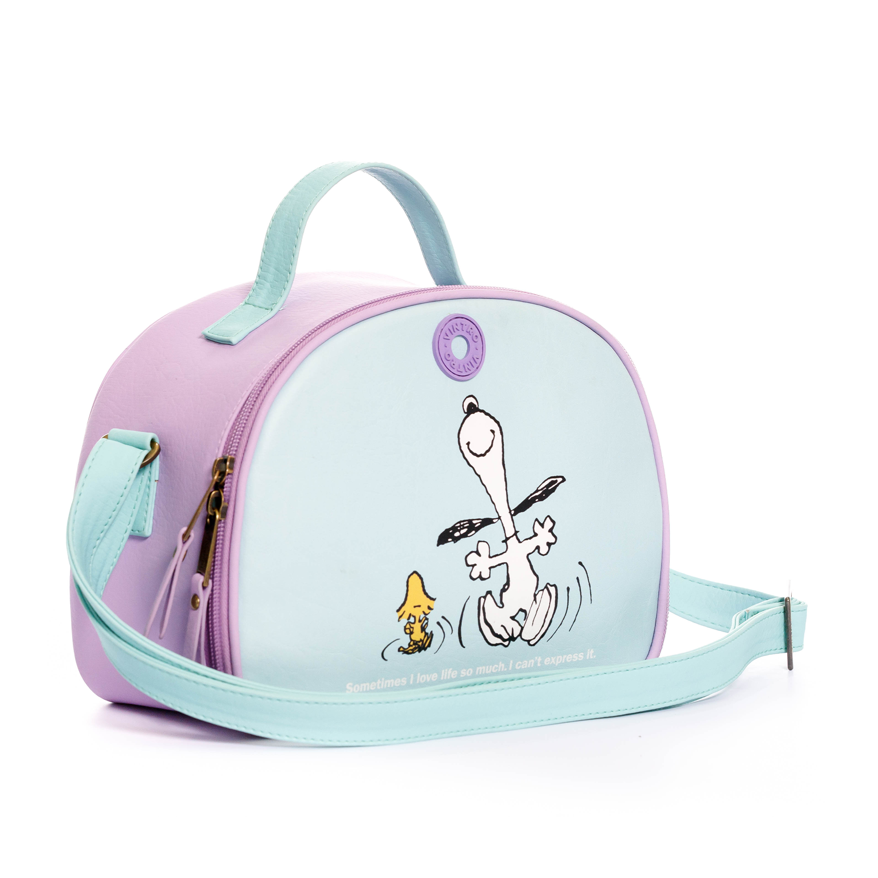 CANNES LUNCH BAG SNOOPY WORDS IN COLORS