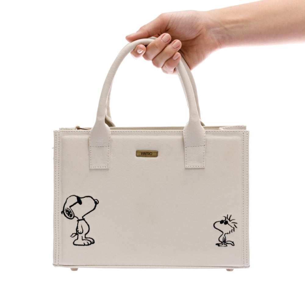 BEIGE CROSSBODY BAG ESPAÑA SNOOPY