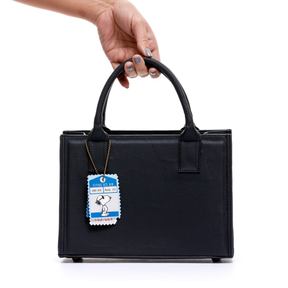 SNOOPY BLACK ESPAÑA HANDBAG