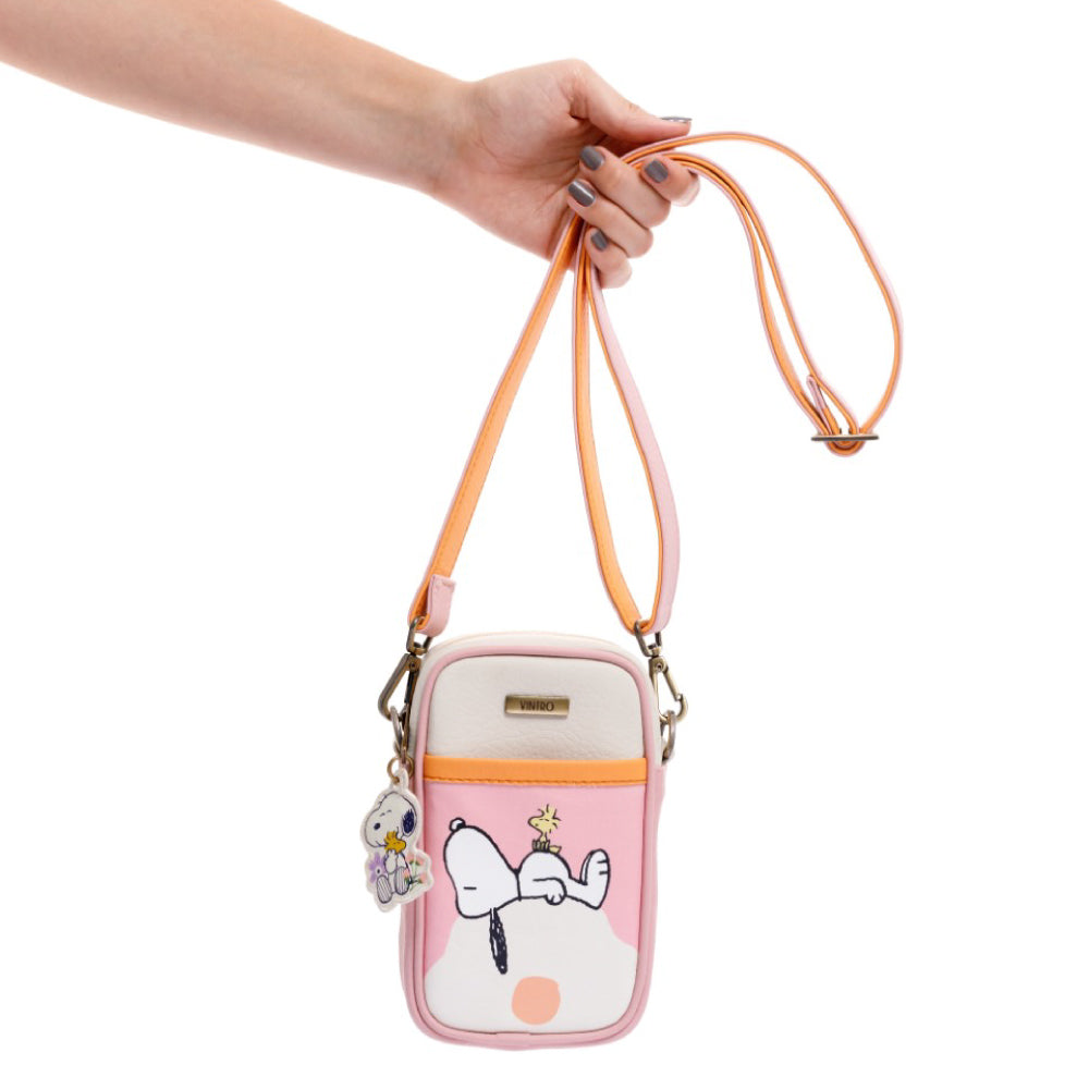 SNOOPY PINK PORTUGAL CROSSBODY