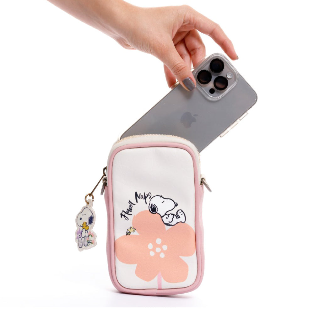 SNOOPY PINK PORTUGAL CROSSBODY