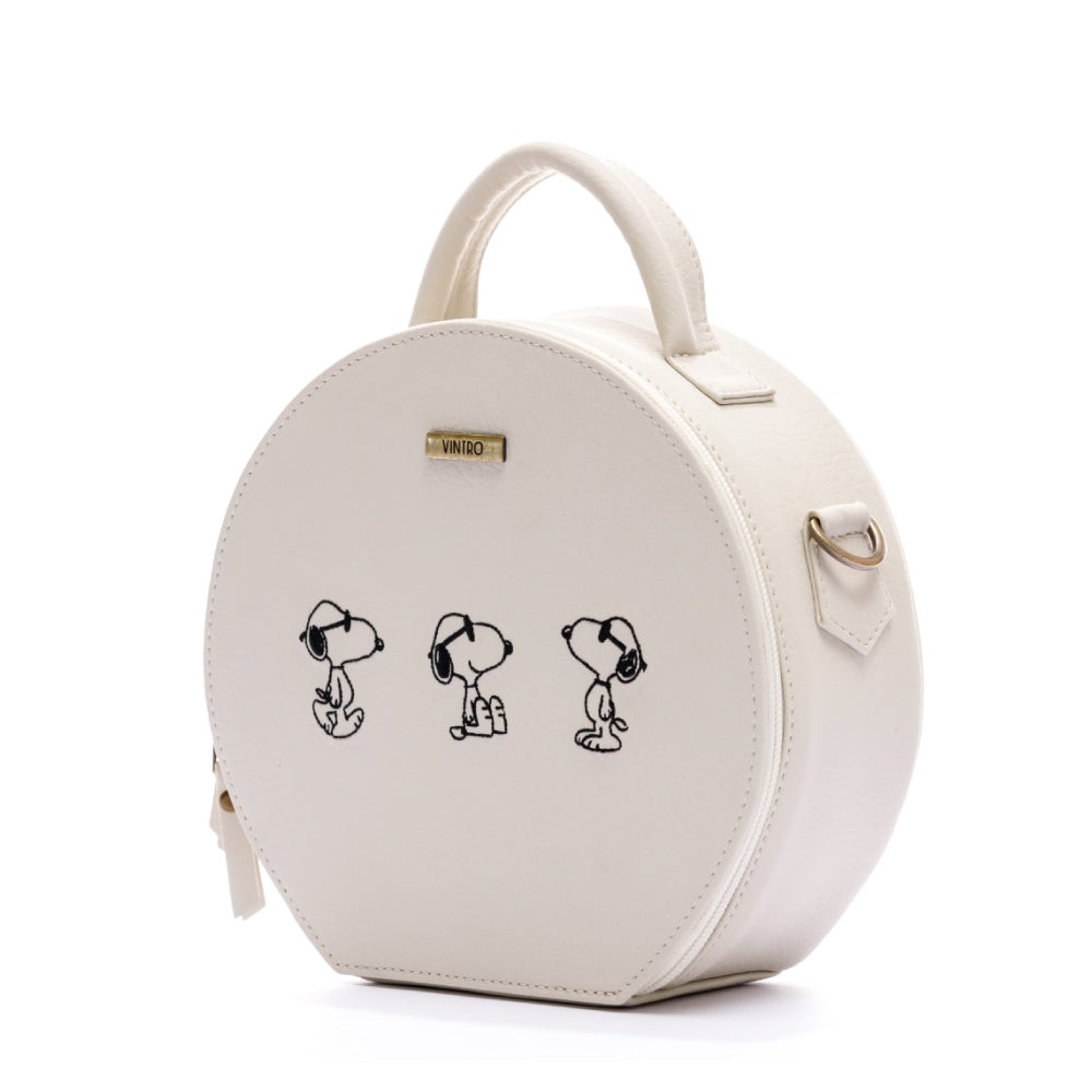 SNOOPY BEIGE SWISS  HANDBAG