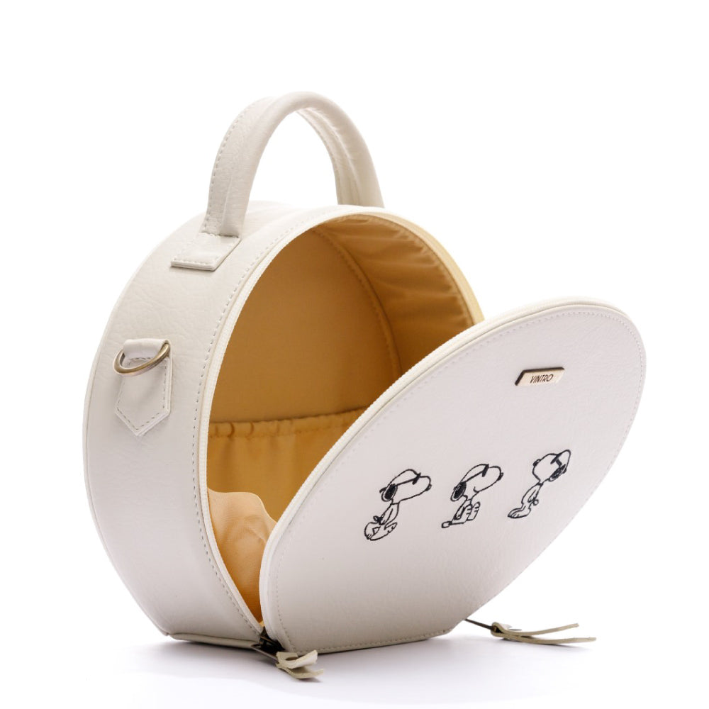 SNOOPY BEIGE SWISS  HANDBAG