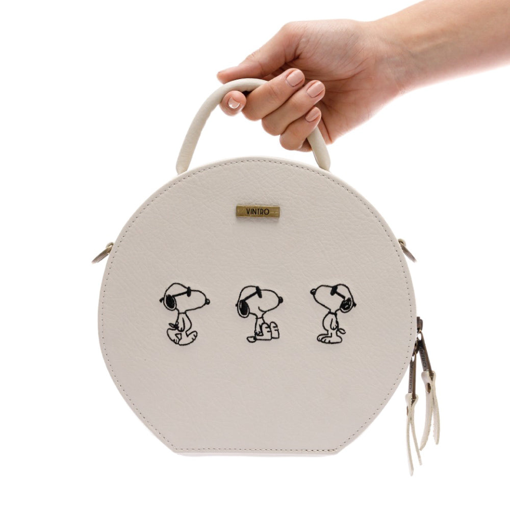 SNOOPY BEIGE SWISS  HANDBAG