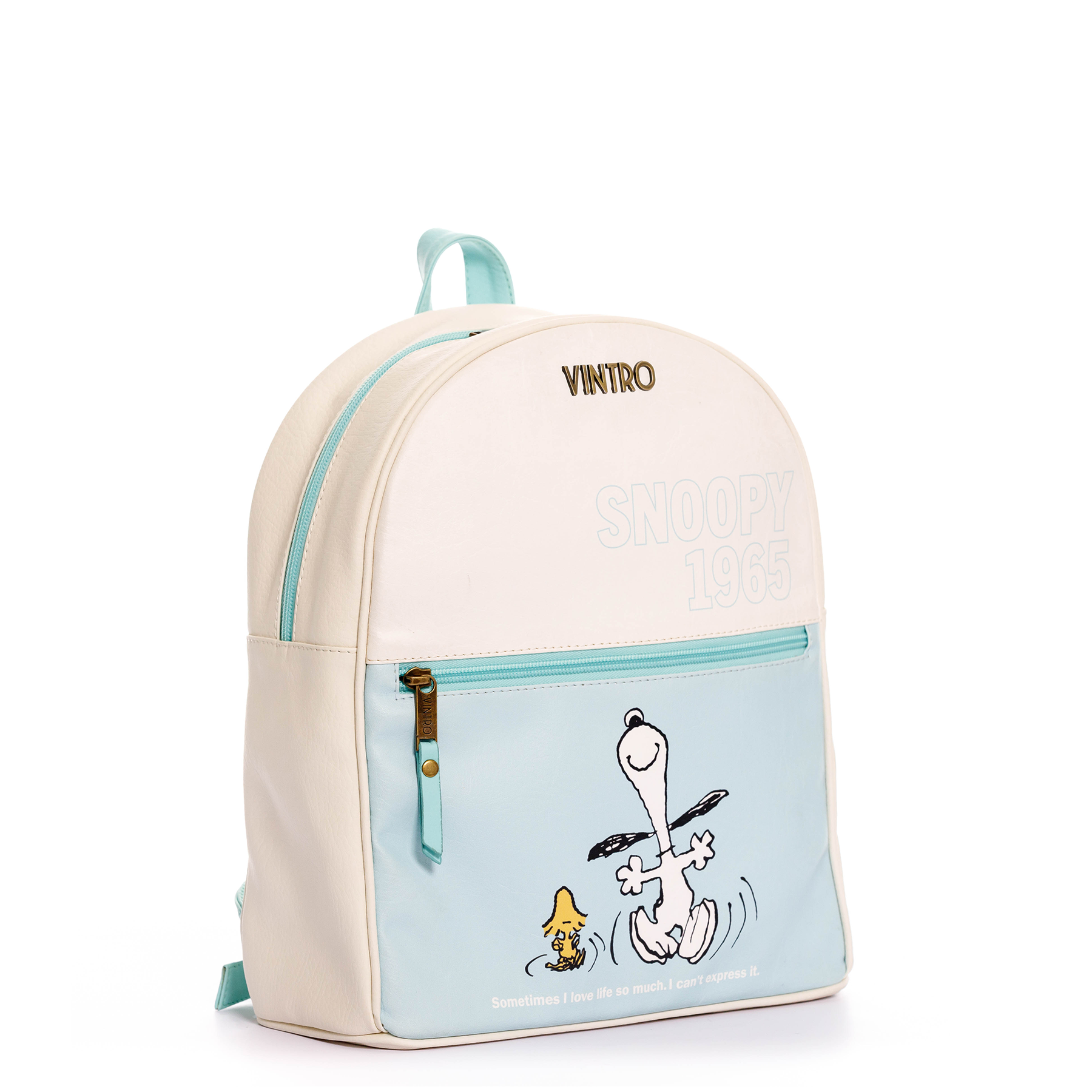 BASIC BACKPACK BEIGE SNOOPY