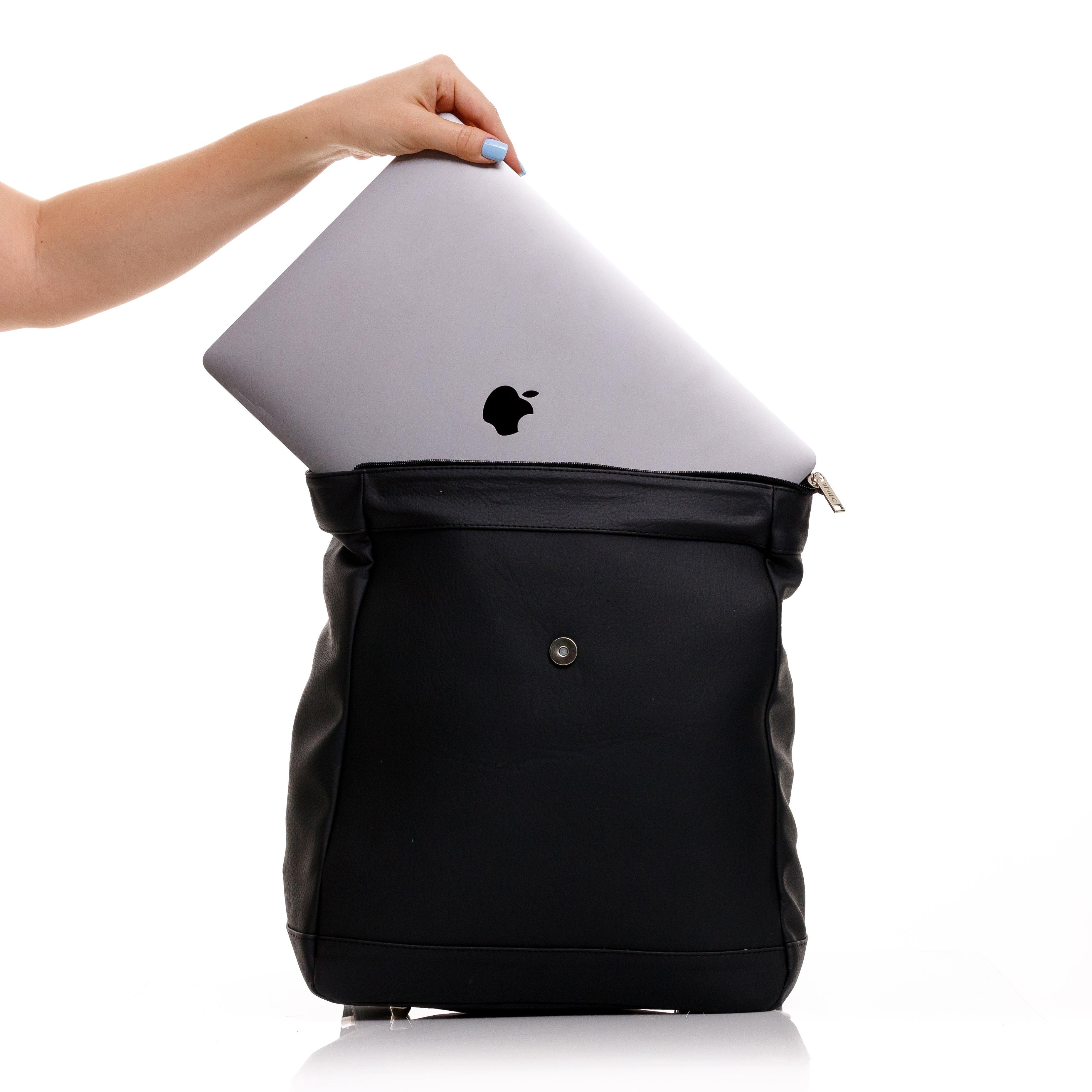 BLACK LAPTOP BACKPACK MAGIA