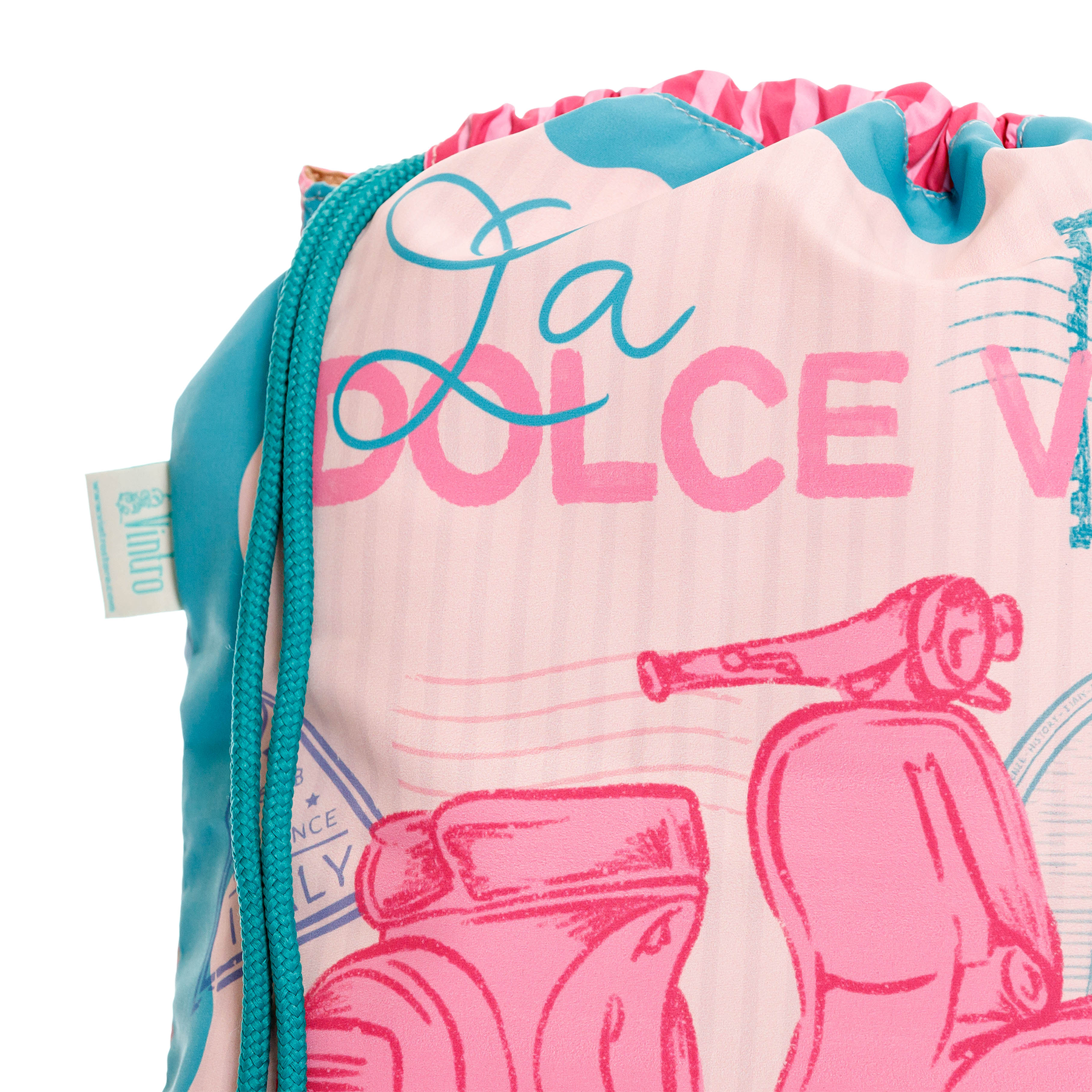 BAG TYPE TULA – ITALY PINK IN ANTI-FLUID FABRIC