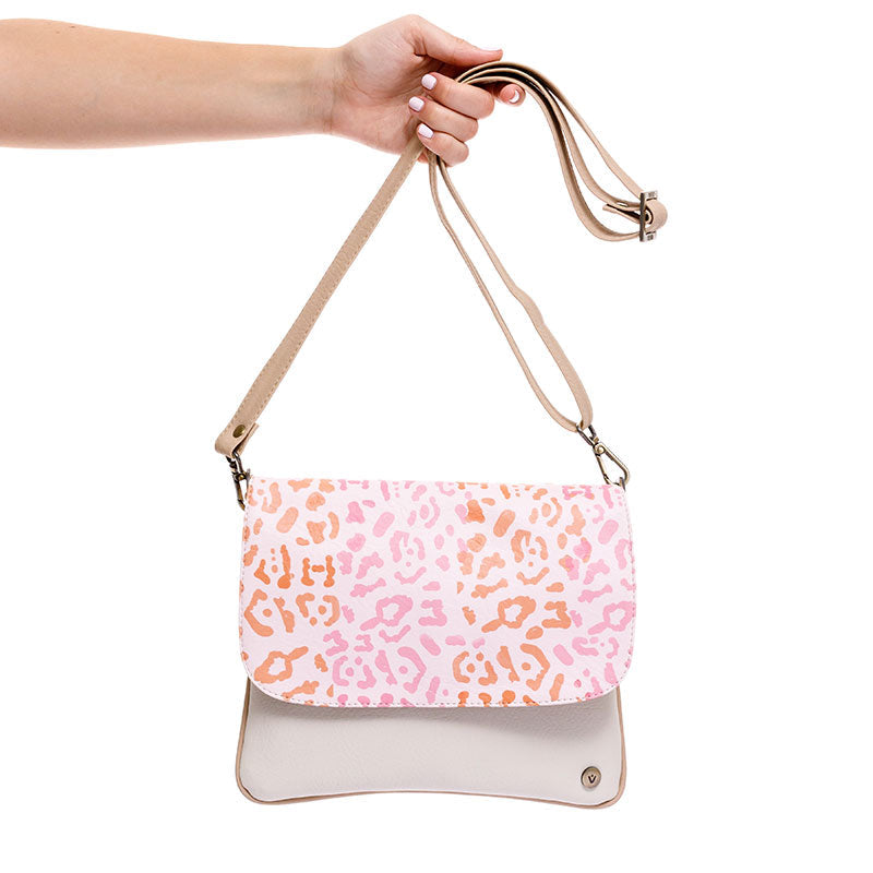 BRUSELAS CROSSBODY PRINT PINK